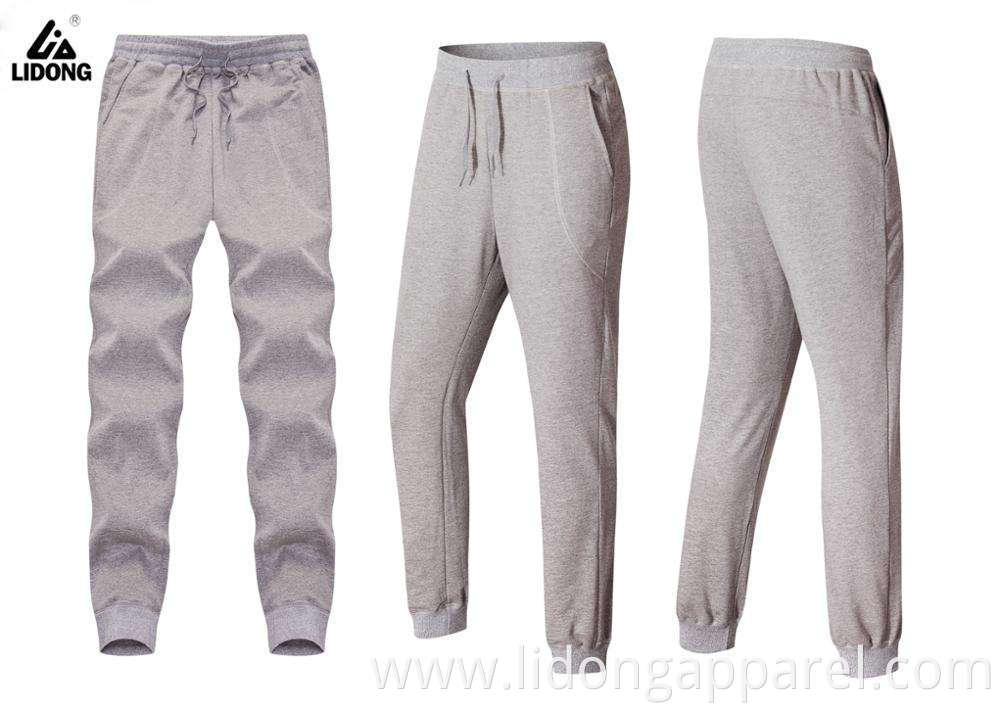 OME cotton polyester sport trousers new design soft men's stretch sweat pants